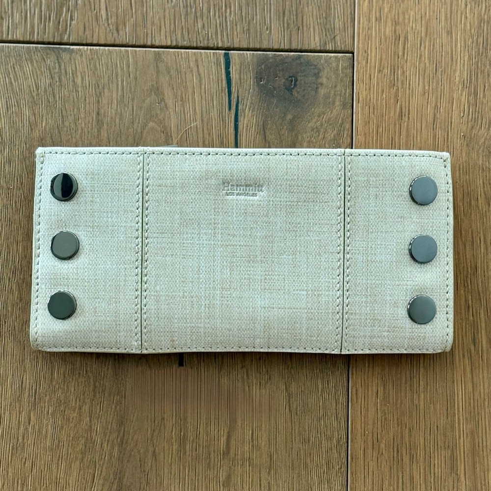 Hammitt 110 North Semolina Cream Gunmetal Rivets New